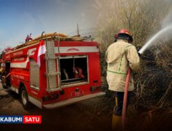 Kebakaran Sampah di Karangtengah Cibadak Bikin Kaget Warga, Api Nyaris Melalap Lahan Perukiman