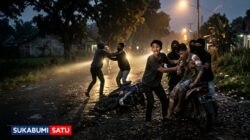 Dua Pemuda Menjadi Korban Pembacokan Usai Acara Musik di Simpenan, Polisi Bekuk Pelaku Kurang dari 24 Jam
