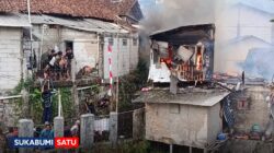 Tiga Rumah di Bojong Kuring Cibadak Hangus Terbakar, 15 Jiwa Kehilangan Tempat Tinggal