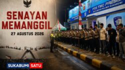 Massa Bergerak ke Jakarta, 122 Personel Polres Sukabumi Awasi Pintu Keluar Daerah