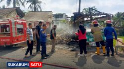 Ditinggal Nganter Kopi ke Desa, Warung Milik Lansia di Sagaranten Sukabumi Ludes Terbakar