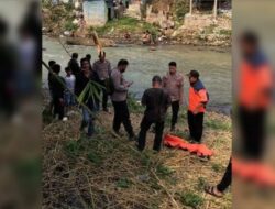 Perempuan Paruh Baya Ditemukan Meninggal di Pinggir Sungai Cicatih Cibadak