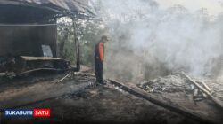 Tiga Kios di Cibadak Sukabumi Hangus Terbakar, Pemilik Sempat Pingsan