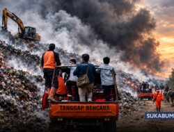 Dampak Asap Kebakaran TPAS Cikundul: Relawan Alami Sakit Kepala, Puskesmas Lembursitu Sebar Masker dan Disiagakan