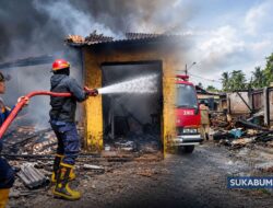 Pasar Surade Sukabumi Terbakar, 10 Kios Pedagang Ludes Diamuk Si Jago Merah