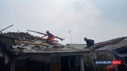 48 Rumah di Purwasari Cicurug Disapu Angin dan Hujan, Warga Memilih Bertahan