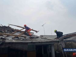 48 Rumah di Purwasari Cicurug Disapu Angin dan Hujan, Warga Memilih Bertahan