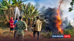 Ulah Iseng Bakar Bambu, Lahan 2.000 Meter di Ciheulang Cibadak Terbakar