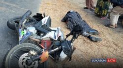 Kecelakaan Maut di Cisarakan Simpenan, Pengendara Motor Asal Surade Meninggal di Tempat