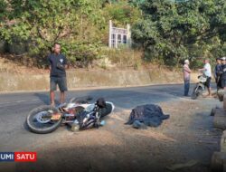 Tabrak Tangki Tronton di Cisarakan Simpenan, Pengendara Vixion Asal Pandeglang Meninggal Dunia