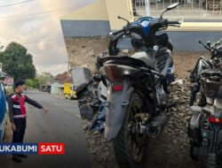 Dua Motor Ringsek Parah Usai Tabrakan di Surade, Semua Korban Dipastikan Selamat