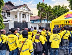 Ratusan Driver Maxim Geruduk DPRD Sukabumi, Soroti Komisi, Pendaftaran Mitra hingga Fitur Turbo