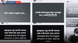 Berada di Lapas Warungkiara, Medsos Kades Karangmekar Sukabumi Masih Aktif Buat Status!