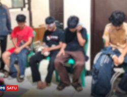 Diduga Hendak Tawuran, 4 Pelajar SMP asal Parungkuda Diamankan di Ciheulang Tonggoh Cibadak