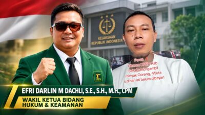 Efri Darlin Dachi (Tim Hukum Fraksi PPP Kabupaten Sukabumi), dan Paul Reaksi news. (Istimewa)