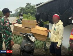 Satgas Pamtas Yonarmed 13 Bongkar Penyelundupan 160 Slop Rokok Tanpa Cukai