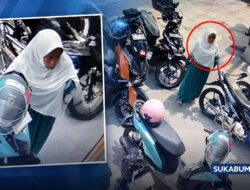 Terekam CCTV! Tas Pengunjung Resto di Cibadak Sukabumi Raib Digondol Maling Saat Ditinggal di Motor