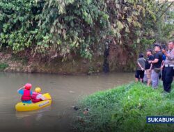 Konyol! Maling HP di Parungkuda Nekat Terjun Bebas ke Sungai Cicatih Demi Hindari Massa