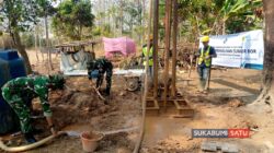 H+4 TMMD ke-130 Kodim 0622 Sukabumi, Sumur Bor di Cikiara Kebun Tembus 40 Meter meski Terkendala Bebatuan