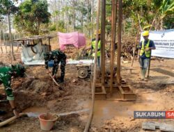 H+4 TMMD ke-130 Kodim 0622 Sukabumi, Sumur Bor di Cikiara Kebun Tembus 40 Meter meski Terkendala Bebatuan